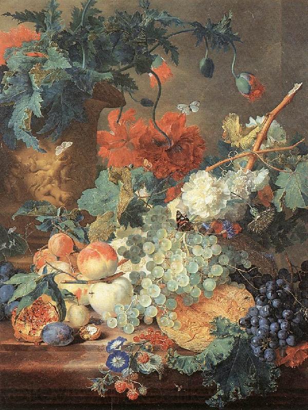HUYSUM, Jan van Fruit and Flowers s France oil painting art
